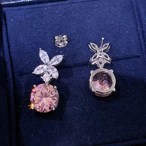 Orecchini Pendenti Floreali Scintillanti per Donne, Eleganti Orecchini a Fiore per Uso Quotidiano e Feste, Gioielli alla Moda - Product Image 5