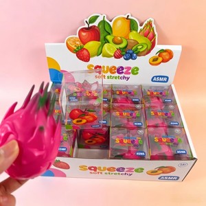 Bloques de Construcción Moldeables, Juguete Blandito y Crujiente de Fruta del Dragón, Juguete Realista de Comida, Bola Hecha a Mano - Product Image 1