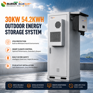 Photovoltaic <b>System</b> All in One Outdoor 30KW 54KWH Battery <b>Energy</b> <b>Storage</b> <b>System</b> for Complete Commercial Hybrid <b>System</b> - Product Image 2