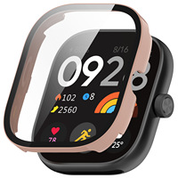 Funda Protectora Personalizada de Color, Carcasa Rígida de PC con Cristal Templado para Redmi Watch 5 Active, 5 Lite, Watch 6, Watch 4, Cubierta Protectora Personalizada