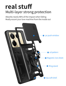 Per Infinix Note 40 30 12 Pro / Zero Ultra 30 20 / Note <span class=keywords><strong>11S</strong></span> custodia Slide obiettivo protezione cavalletto per telefono armatura custodia posteriore - Product Image 4