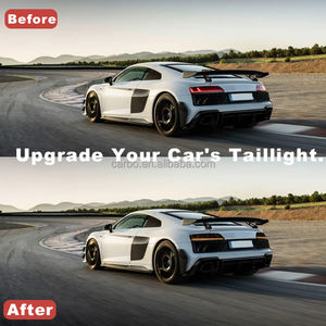 Feux arrière LED fumés transparents DK Motion pour <span class=keywords><strong>Audi</strong></span> <span class=keywords><strong>R8</strong></span> 5.2t 2008-2016 ABS étanches - Product Image 5