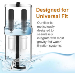 For Berkey Countertop Water Purifier System BB9-2 Gravity <b>Filter</b> Tank PF-2 Fluoride Arsenic Removal <b>Filter</b> <b>Cartridge</b> Sintered - Product Image 5