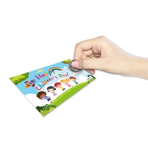 Kids Scratch Card Fun Design Scratch Prizes 2025 Sale <b>Ticket</b> Size Black Core Paper Scratch Card Printing - Product Image 6