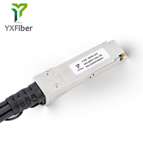 40G QSFP + TO 4x10G SFP + สายทองแดงเชื่อมต่อโดยตรงแบบพาสซีฟแบบพาสซีฟ1M 2M <span class=keywords><strong>3M</strong></span> อุปกรณ์ใยแก้วนำแสงที่ใช้งานร่วมกันได้ - Product Image 4
