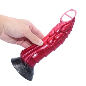 2021 FAAK NEW Sex Toy Dragon Monster <b>Dildo</b> Consoladores Silicona Juguetes Eroticos Penis Gorgeous Scarlett Color <b>Dildo</b> - Product Image 6