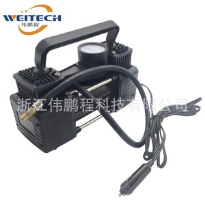 Weitech Dual Cylinder Air Compressor 12V Portable <b>Car</b> Tire Inflator For MPV And <b>Car</b> - Product Image 4