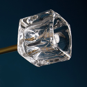 Lámpara de Pared de Cristal de Lujo Estilo Retro Americano, Totalmente en Cobre, para Sala de Estar, Pasillo, Escalera, Decoración Simple para Pared de Fondo - Product Image 6