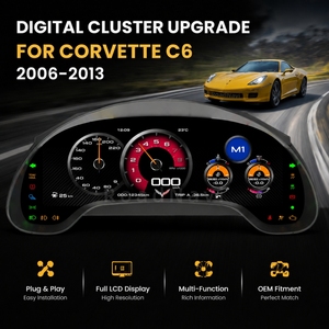 12.3" RoadNavi <strong>Car</strong> Auto <strong>Speedometer</strong> <strong>for</strong> Corvette C6 2006-2013 LCD Digital Cluster <strong>Car</strong> Upgrade Dashboard Instrument - Product Image 2