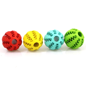 Duurzaam Gebitsreiniging Lekkage Voedsel Hond Speelgoed Rubber Bal Kauwen Speelgoed Voor Hond Groothandel Huisdier Speelgoed - Product Image 6