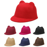 Roll Brim Fleur Delacour Beauxbatons Academy Sorcière Assistant Pointu Elfe Magique Tulipe Feutre Chapeau pour Enfants Adultes