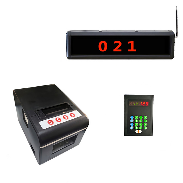 Simple Wireless Waiter Calling Queue Management System for Restaurant Bank Hospital