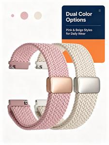 Bracelet de montre CHARM 20 mm en nylon avec fermoir magnétique pour <span class=keywords><strong>Garmin</strong></span> Vivoactive 6/5/3/<span class=keywords><strong>Venu</strong></span> 2 Plus/<span class=keywords><strong>Sq</strong></span>/ODM/OEM - Product Image 4