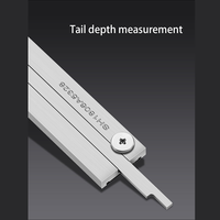 Calibre numérique 0-150/200/300 mm avec sortie de données, acier inoxydable, haute précision, sans fil, métrique et impérial