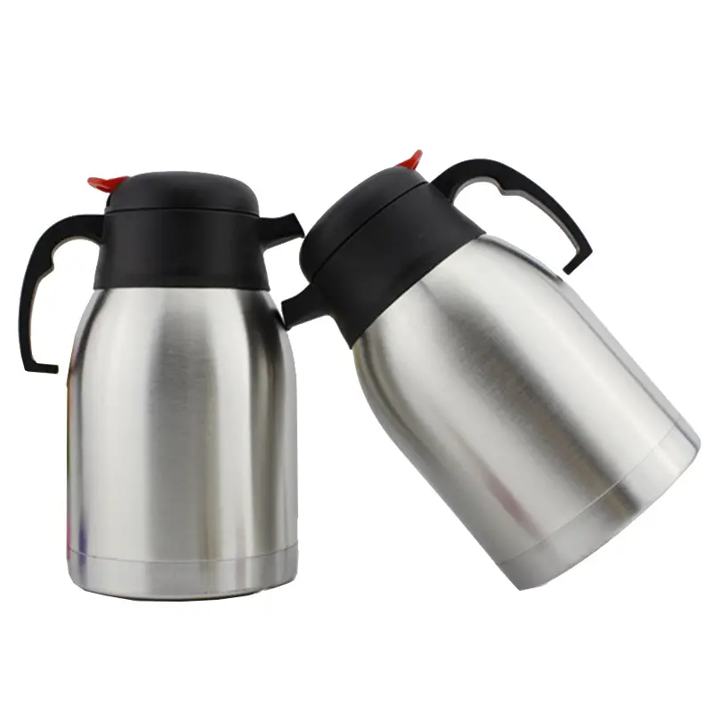 MEGOOD 1.5L Stainless Steel Coffee Carafe Coffee Pot,Cold and Hot Water Bottle Home Vacuum Insulation Pot Gold