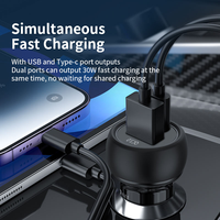 Produk Tren 2026 Kedatangan Baru Charger Mobil USB Type-C 48W PD30W QC18W Perlindungan OTP OCP Aksesoris Elektronik Otomatis