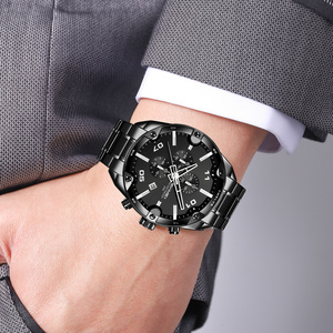 Reloj <span class=keywords><strong>de</strong></span> Cuarzo <span class=keywords><strong>de</strong></span> Lujo Skmei Modelo 9387, Reloj <span class=keywords><strong>de</strong></span> Pulsera <span class=keywords><strong>de</strong></span> Acero Inoxidable Sólido para Hombre <span class=keywords><strong>de</strong></span> Negocios, Resistente al Agua - Product Image 5