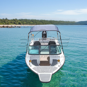 Mini Yacht de luxe 4.8m/16ft bateau de course en aluminium pour lac rivière et jeu d'eau en mer pour la croisière touristique et la pêche - Product Image 4