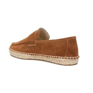 Scarpe Basse da Donna Estive Personalizzabili Unisex con Punta Tonda Chiusa, Suola Intrecciata in <span class=keywords><strong>Paglia</strong></span> Fatta a Mano e Tomaia in Pelle tipo <span class=keywords><strong>Espadrillas</strong></span> da Pescatore - Product Image 4