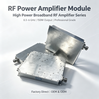 Module amplificateur de puissance RF large bande 0,3-2,7 GHz 100W, conception PA professionnelle pour systèmes de communication anti-UAV
