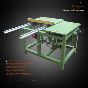 Scie circulaire portative 220V pour le travail du bois, à panneau coulissant, machine de découpe à 45 degrés, puissance 2KW, poids 50kg, pour rails de meubles anciens - Product Image 4