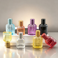 Flacons pulvérisateurs de parfum en verre carré épais et transparent Jaunce 30ml 50ml 100ml (avec bouchons argentés ou dorés) – Emballage carton