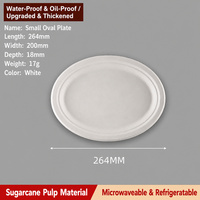 Assiettes carrées et plateaux ovales jetables en bagasse – Vaisselle en pulpe de canne à sucre en gros pour fêtes, restaurants et traiteurs
