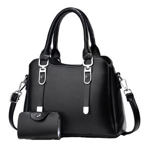 Sac à bandoulière simple et rétro avec impression de lettres pour femmes, sac à main de voyage d'affaires grande capacité pour femmes, sac fourre-tout - Product Image 1
