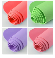 Tapete de Yoga EVA Resistente en Oferta, Tapete de Pilates con Logotipo Personalizado, 3mm/5mm, Ecológico, Plegable, para Fitness y Deportes