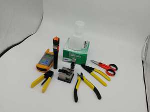 Kit d'outils portable pour fibre optique SC avec mesureur de puissance optique et coupe-fibre pour connexions FTTH - Product Image 5