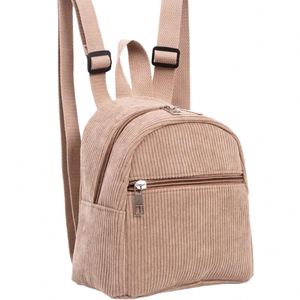 Mochila informal de cuero vegano con logotipo personalizado, estilo moderno, mochilas escolares de moda para mujer, bolsos de diseño. - Product Image 3
