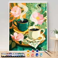 Kits de peinture par numéros DIY personnalisables, ensemble de peinture à l'huile non personnalisé pour adultes, enfants et débutants, livraison directe