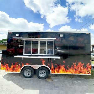 Food Truck e Rimorchio Mobile da 13 Piedi |   Furgone per Fast Food con Cucina Mobile Completamente Attrezzata |   Certificato CE DOT NUOVO - Product Image 3