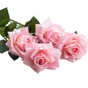 Venta al por mayor de fábrica: Rosa artificial de látex hecha a mano con tacto real, ideal para el hogar, el Día de la Madre y Navidad. - Product Image 2