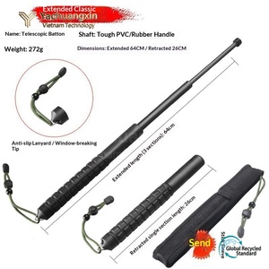 Bastones de Trekking de PVC, Plegables en 3 Secciones, Ultraligeros, Ajustables, Retráctiles, Unisex, para Senderismo y Viajes - Product Image 4