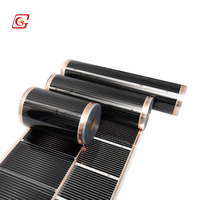 Tapis chauffant électrique au sol système de chauffage par le sol électrique radiant tapis chauffant pour chambre à coucher avec thermostat
