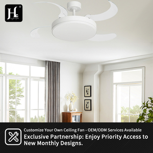 Manufacturer direct sales of 42 inch wooden 4-plate CB CE approved <b>remote</b> <b>control</b> modern invisible LED <b>ceiling</b> fan with <b>light</b> - Product Image 5