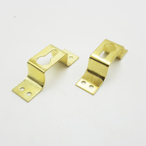 High Bow Four Eye Concealed Hanging <b>Hook</b> Gold 1.5mm Thickness 20mm Height For Picture Frames And Decorative Paintings - Product Image 3