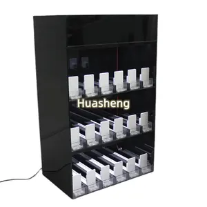 Pusher de alimentación automática para tienda de cigarrillos, estante de plástico para supermercado