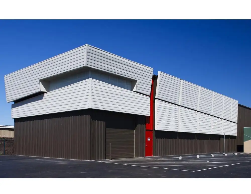 Salle de sport avec Structure prédécoupée en acier, éclairage d'extérieur, salle de basket-ball, stade de Football