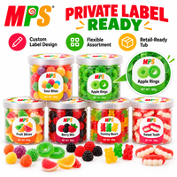 Bonbons Gélifiés aux Fruits Assortis de 6 Oz sous Marque Blanche Personnalisée en Pot/Sachet/Flacon à Pilules, Fournisseur Chinois de Bonbons en Gros
