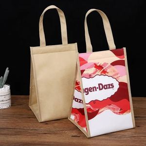 Bolsa Térmica Aislante de Tela No Tejida con Lámina de Aluminio, Bolsa para Lonchera Gruesa, Bolsa para Lonchera de Estudiante - Product Image 5