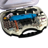 FIXTEC 135W Outils rotatifs électriques 210 pièces Mini meuleuse multifonction Outil rotatif Kit de meuleuse à mortaise