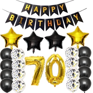 Cartel de 40 años para cumpleaños, decoración para fiesta de 40 cumpleaños, globo de confeti, suministros para fiesta de cumpleaños - Product Image 5