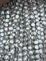Perles d'eau douce naturelles Edwin, perles en vrac, forme bouton, blanches, 10-11 mm, qualité AAAAA, pour la fabrication de bijoux, trou droit