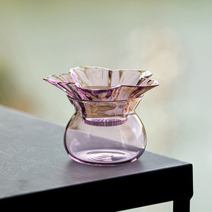 Petal Shaped Glass <b>Tea</b> Strainer High Borosilicate Heat Resistant Reusable <b>Tea</b> <b>Infuser</b> Elegant Design For <b>Tea</b> Set Accessory - Product Image 1