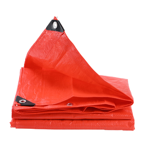 Usine de bâche PE étanche solide de qualité 90g 120g <span class=keywords><strong>130g</strong></span> bâche orange bleu/gris/argent - Product Image 2