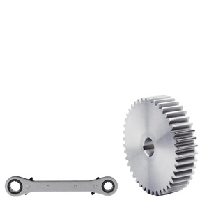 Clé à cliquet double embout droite/coudée en acier, clé rapide taille 6-22mm, outil de réparation automobile double usage - Product Image 3