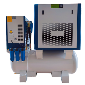 Лазерная резка 16 бар 4 в 1 винтовой воздушный компрессор профессиональный производитель 15 кВт 20 л.с. интегрированный компрессор с сушилкой - Product Image 4