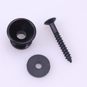Cordes de guitare en métal poli, revêtues de métal, pour guitare acoustique, bouton de sangle arrière durable - Product Image 3